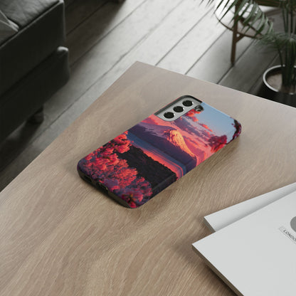 Fuji Rose Horizon Samsung Galaxy Tough Phone Case