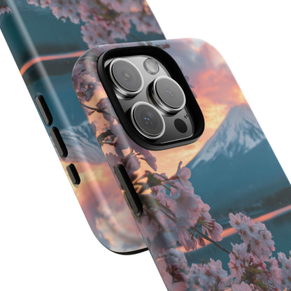 Fuji Petal Reflection iPhone Tough Phone Case