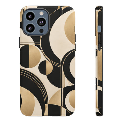 Pearl Orbit iPhone Tough Case | art deco