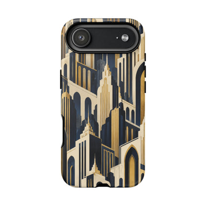Midnight Metropolis iPhone Tough Case | art deco