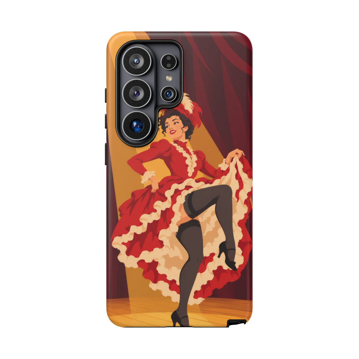 Moulin Rouge Dancer — Crimson Cabaret Samsung Galaxy Tough Case | cabaret dancer