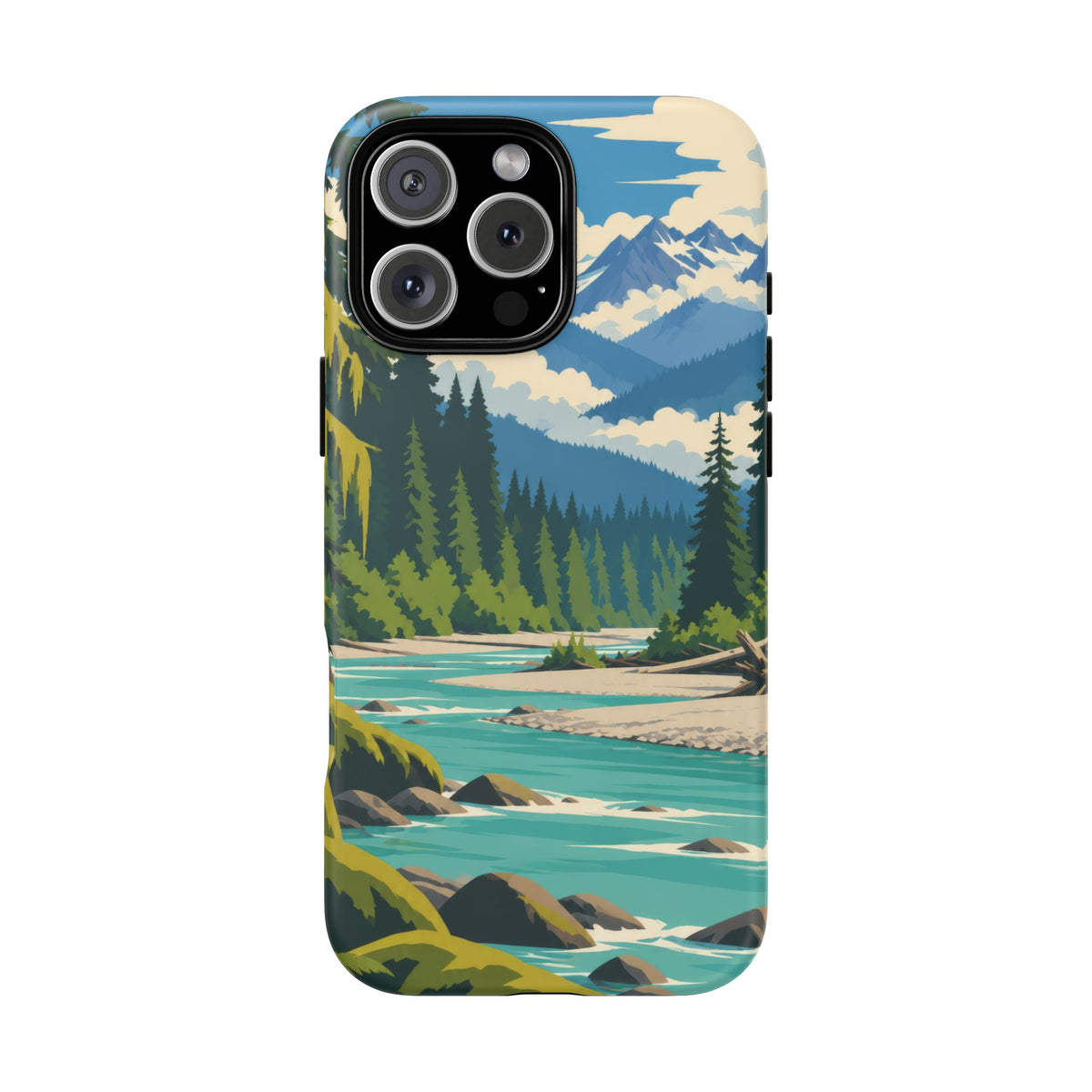 Hoh Rain Forest — Rivergreen iPhone Tough Case