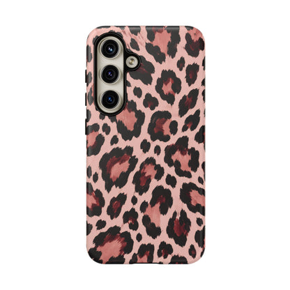 Wild Burgundy Samsung Galaxy Tough Case | leopard print