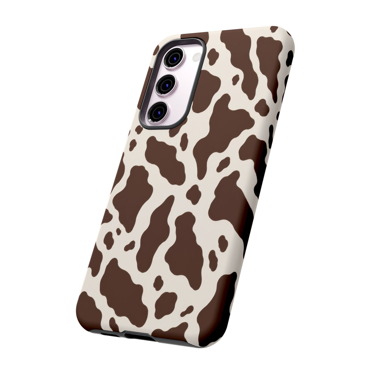 Cocoa Ranch Samsung Galaxy Tough Case | Brown Cow Print