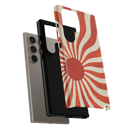 Terracotta Sunburst Samsung Galaxy Tough Phone Case