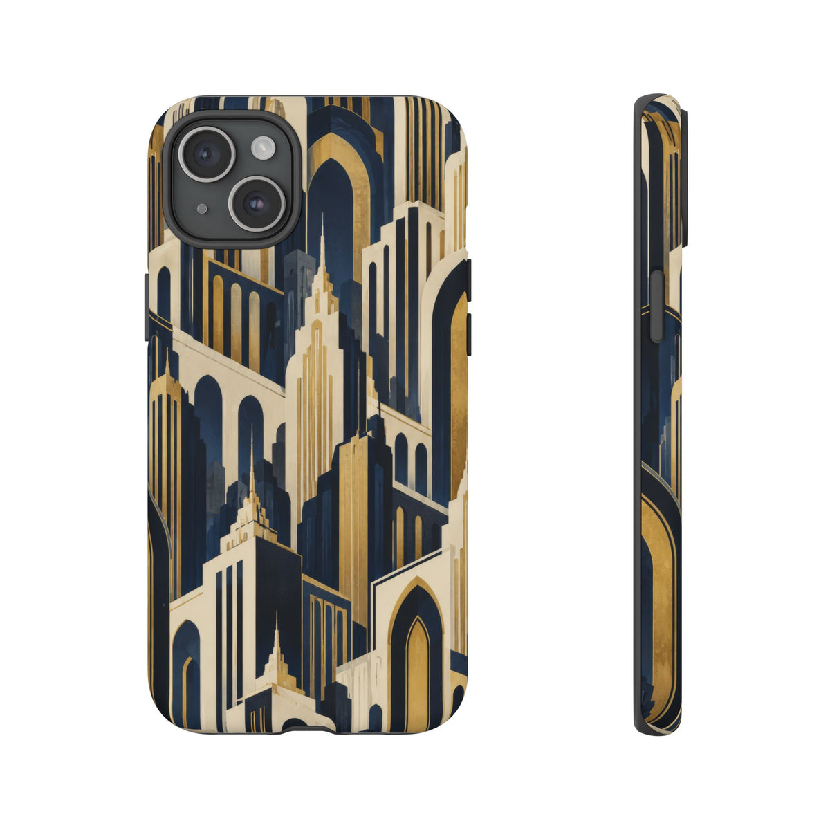 Midnight Metropolis iPhone Tough Case | art deco