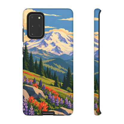 Mount Rainier — Meadow Radiance Samsung Galaxy Tough Case