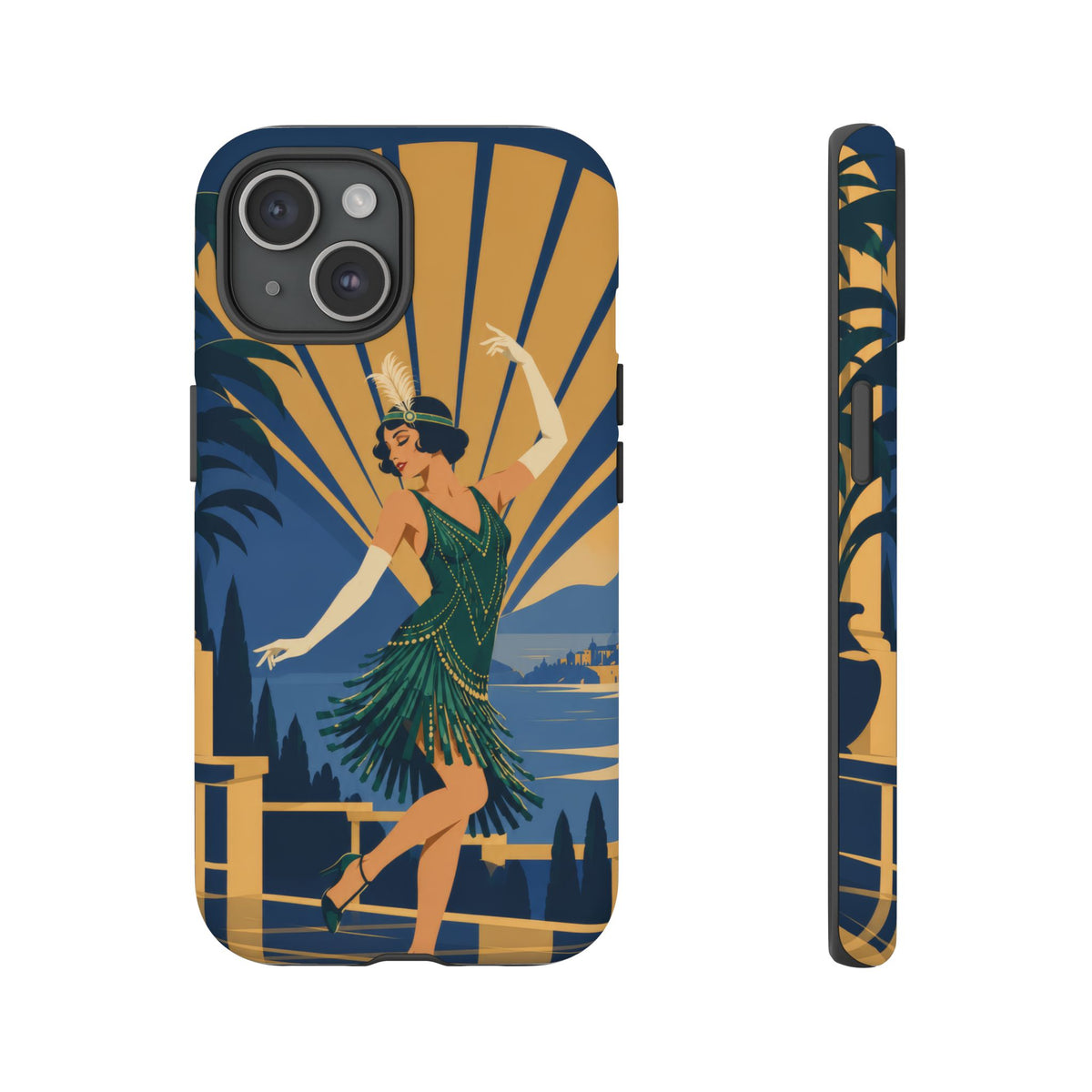 1920s Flapper — Jazz After Dark iPhone Tough Case