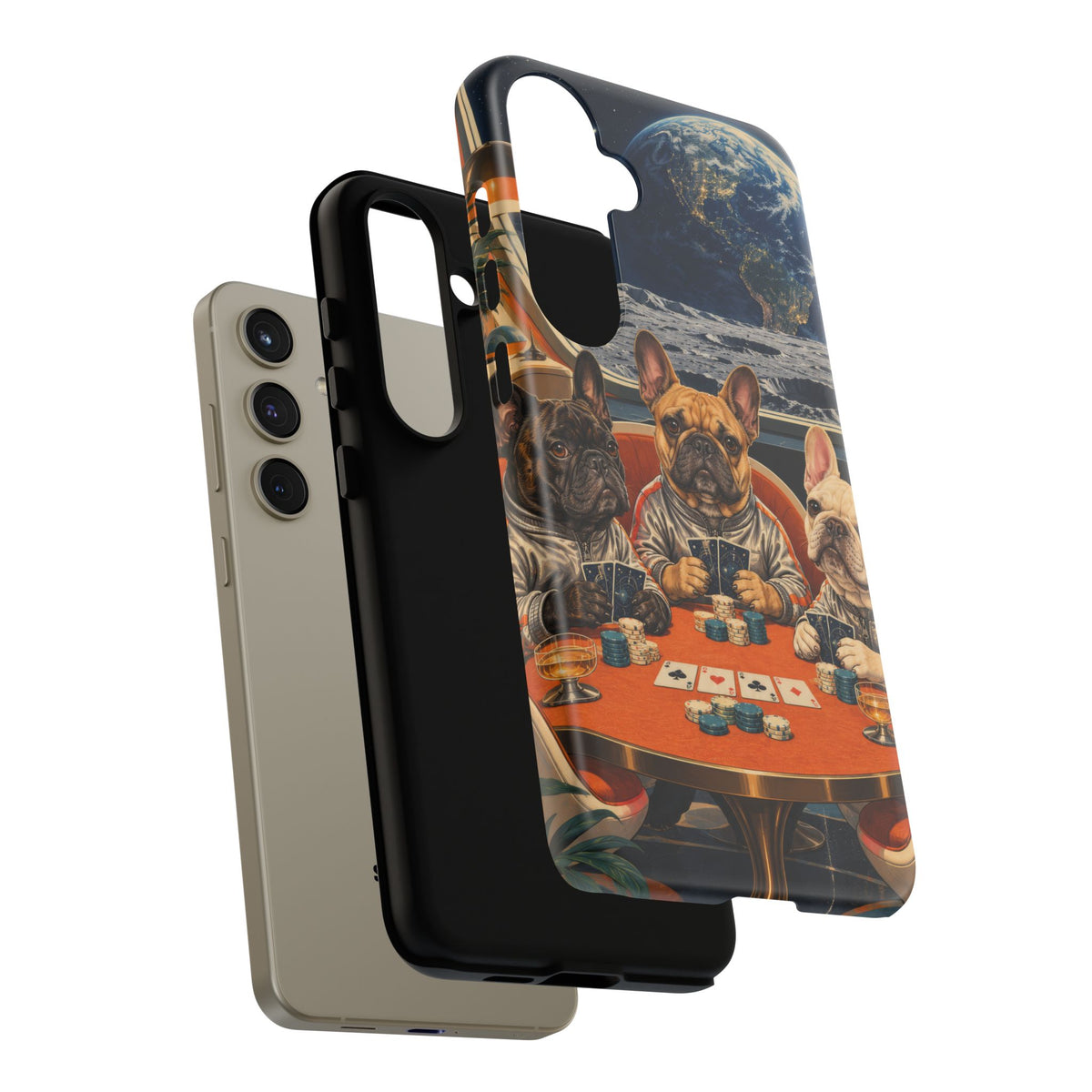 Lunar Card Club Samsung Galaxy Tough Case | french bulldog