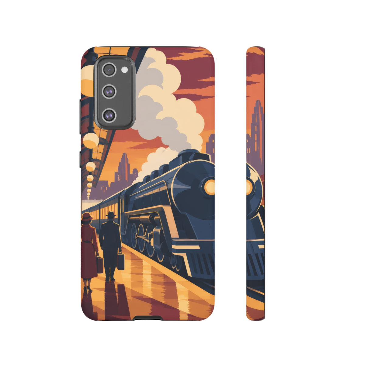 Travel by Train — Night Departure Samsung Galaxy Tough Case | train travel