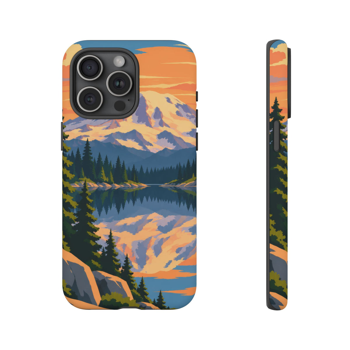 Mount Rainier — Mirror Dawn iPhone Tough Case