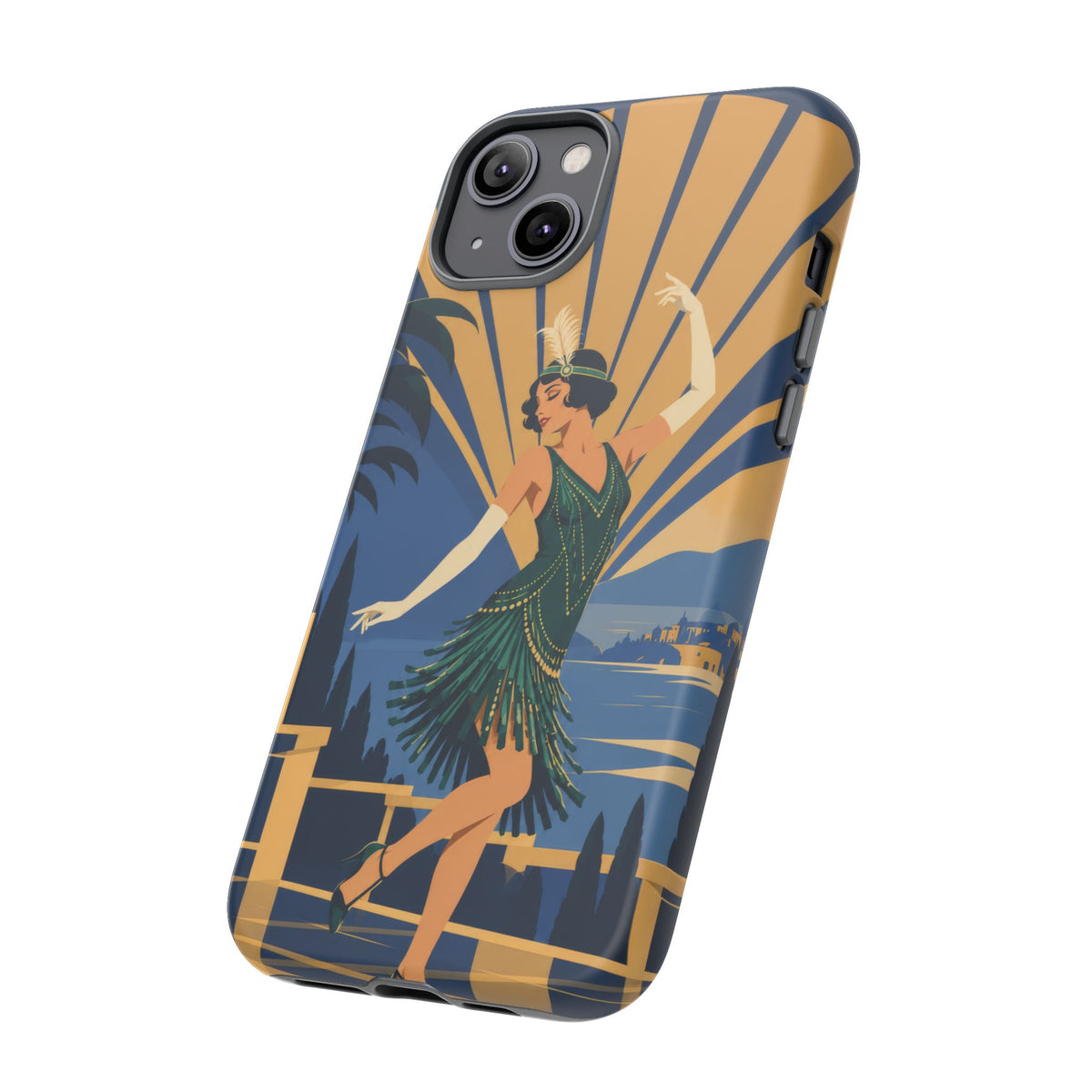 1920s Flapper — Jazz After Dark iPhone Tough Case