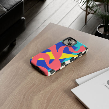 Cut Loose iPhone Tough Case | Retro Abstract Art