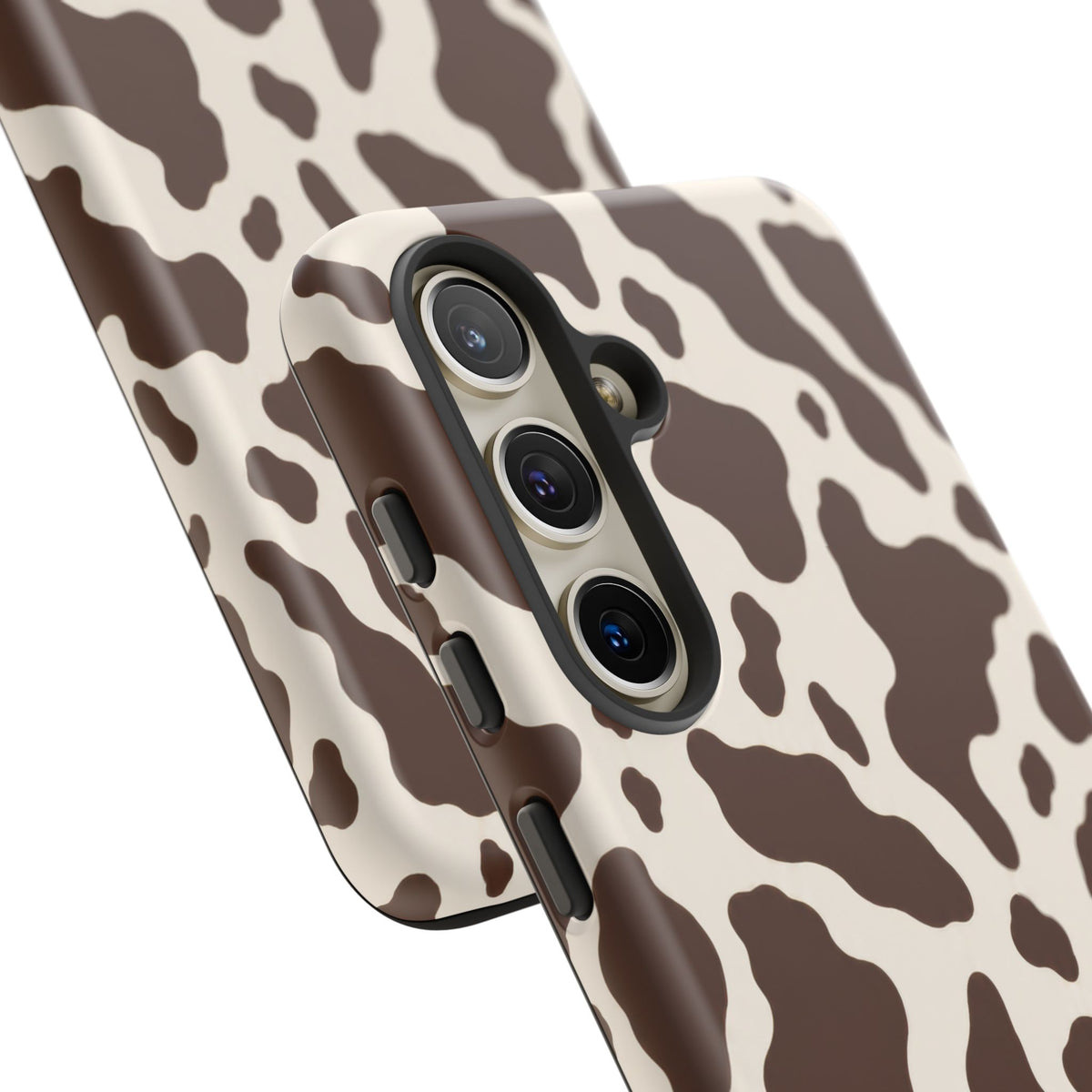 Cocoa Ranch Samsung Galaxy Tough Case | Brown Cow Print