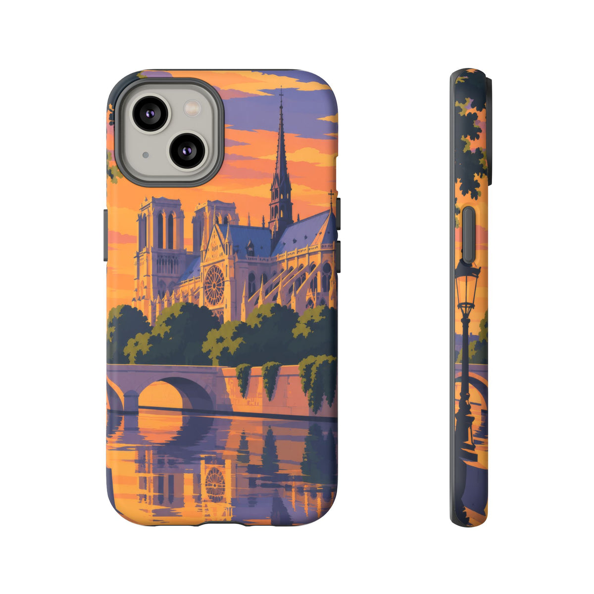 Notre Dame — Cathedral Twilight iPhone Tough Case