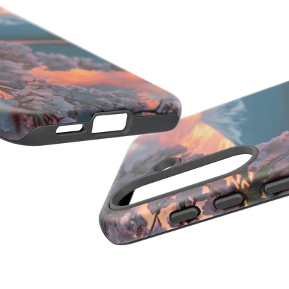 Fuji Petal Reflection Samsung Galaxy Tough Phone Case