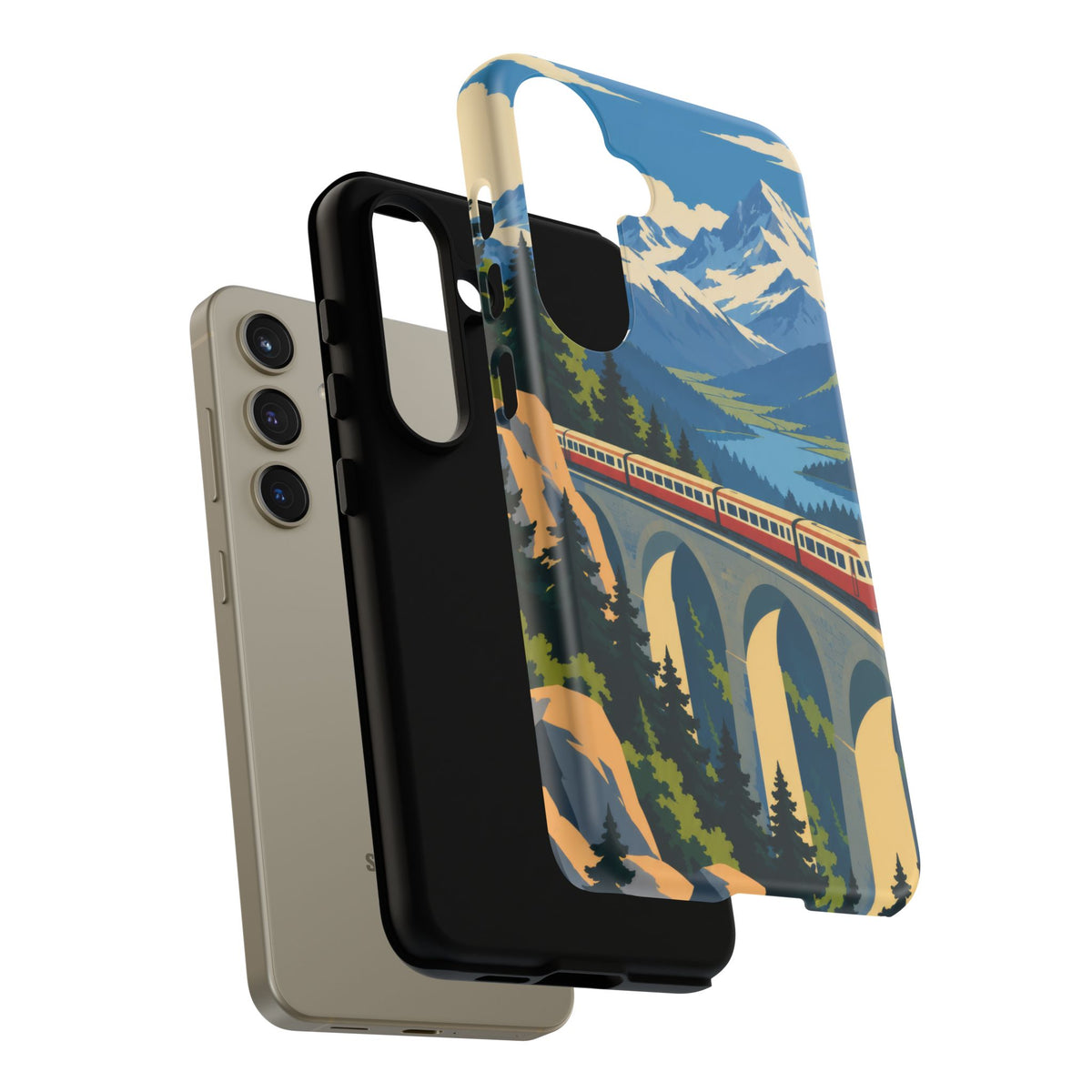 Travel by Train — Alpine Express Samsung Galaxy Tough Case | train travel