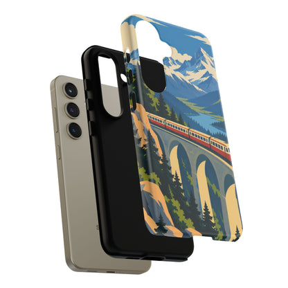 Travel by Train — Alpine Express Samsung Galaxy Tough Case | train travel