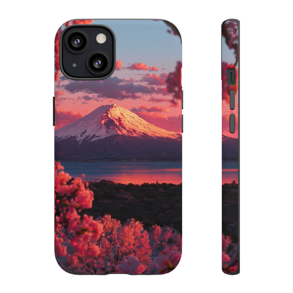 Fuji Rose Horizon iPhone Tough Phone Case