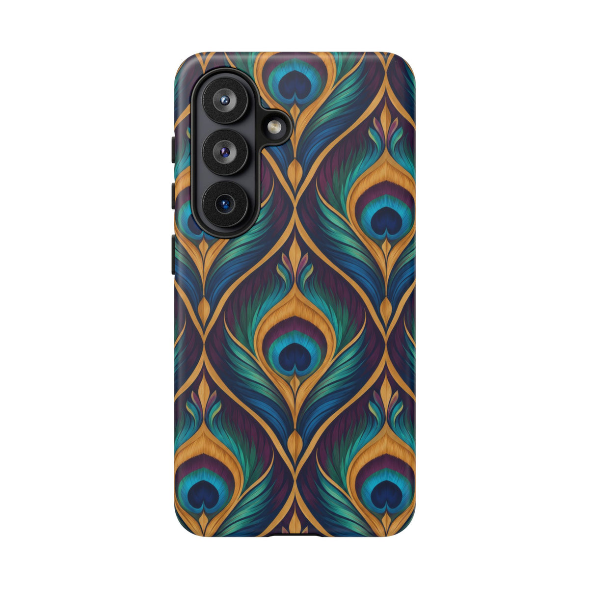 Peacock Nocturne Samsung Galaxy Tough Case | art deco