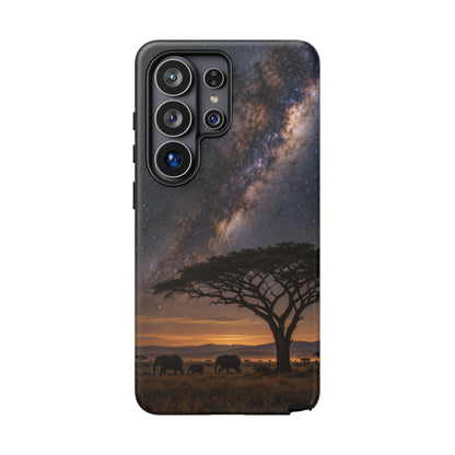 Milky Way over the Plains Samsung Galaxy Tough Case
