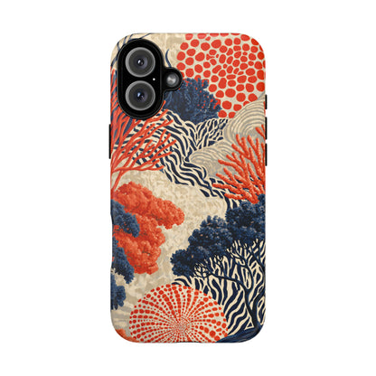Coral Current iPhone Tough Phone Case