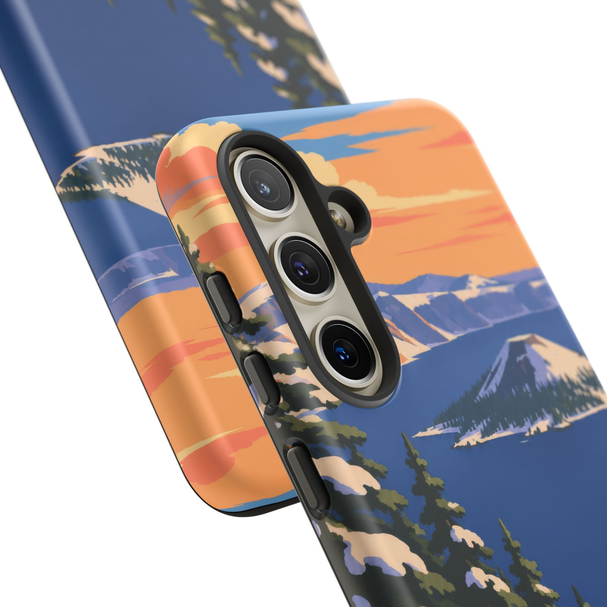Crater Lake — Winter Caldera Samsung Galaxy Tough Case