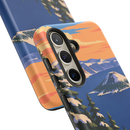 Crater Lake — Winter Caldera Samsung Galaxy Tough Case