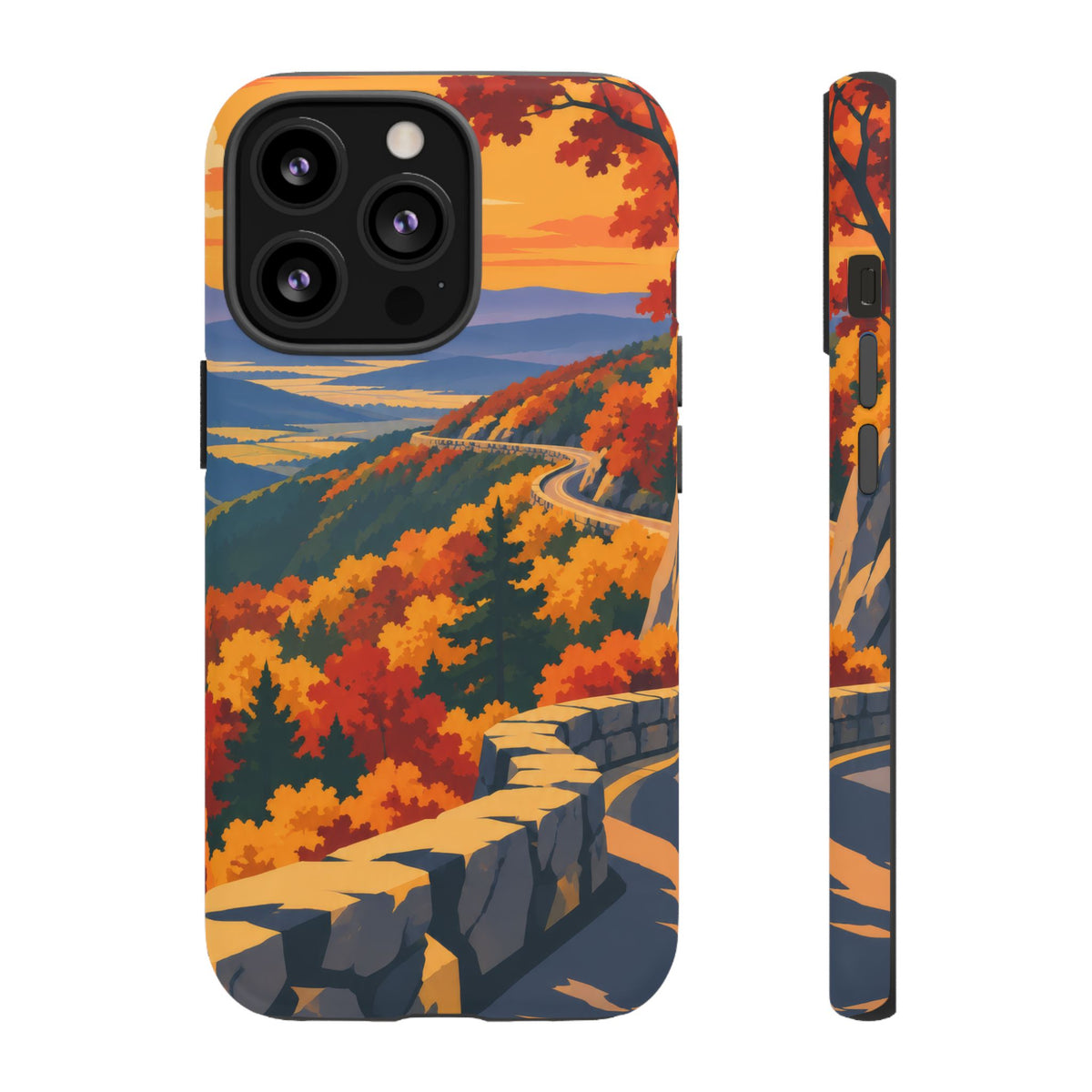 Skyline Drive — Overlook Gold iPhone Tough Case