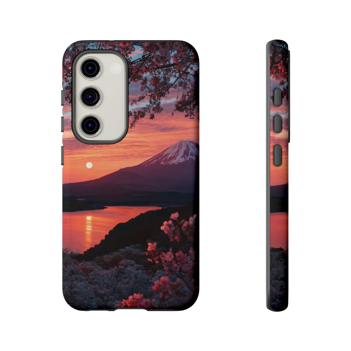 Fuji Moonlit Sakura Samsung Galaxy Tough Phone Case