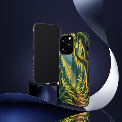 Hoh Rain Forest — Mosslight iPhone Tough Case