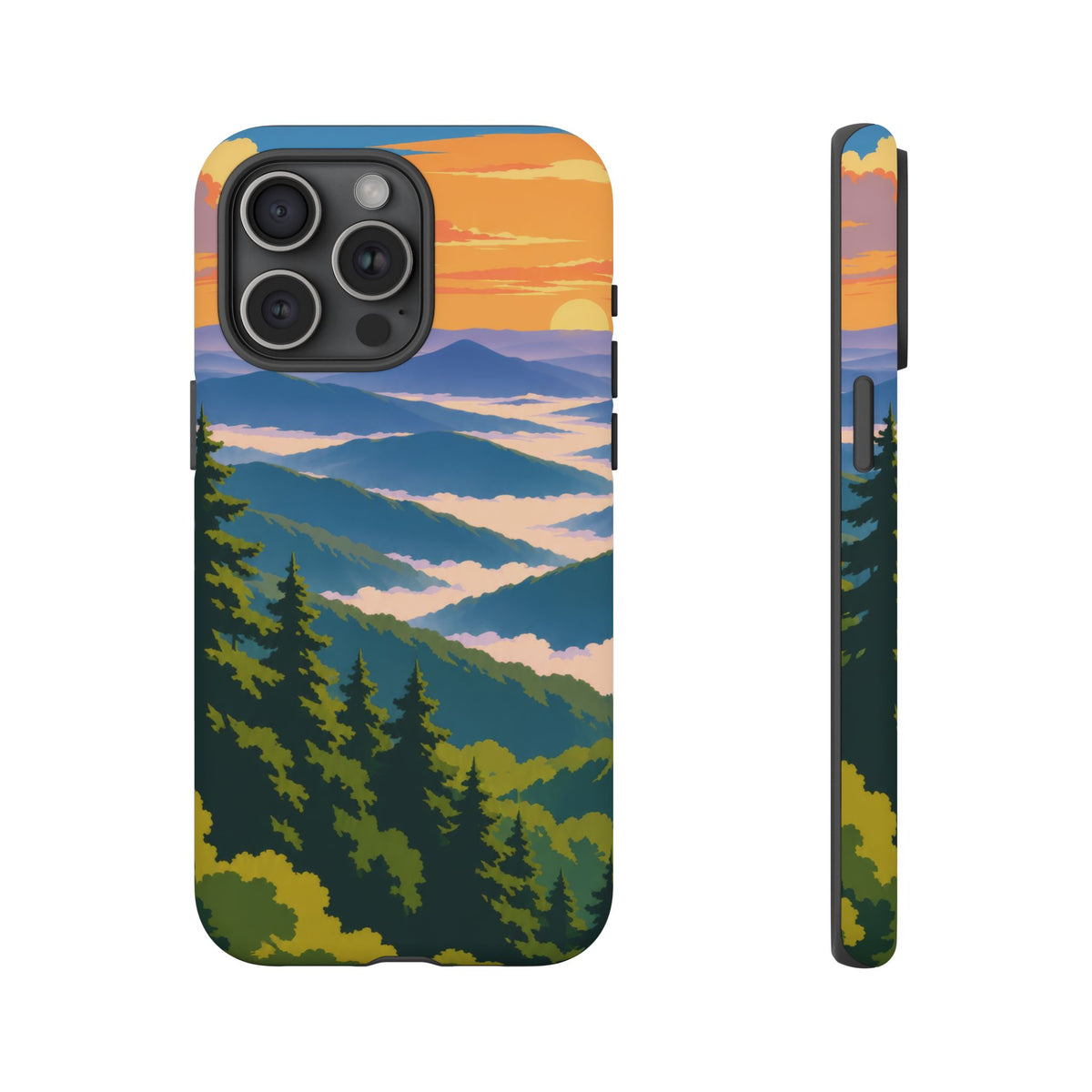Great Smoky Mountains — Morning Veils iPhone Tough Case