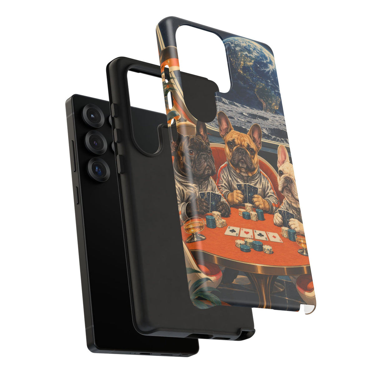 Lunar Card Club Samsung Galaxy Tough Case | french bulldog