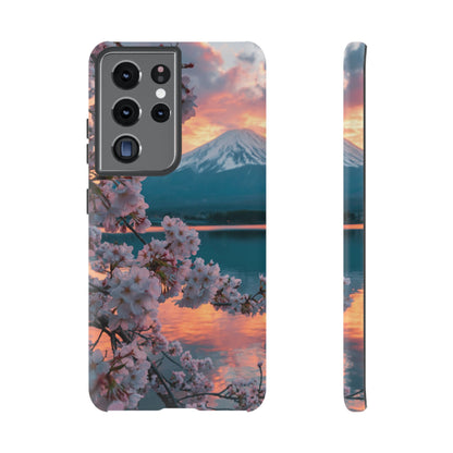 Fuji Petal Reflection Samsung Galaxy Tough Phone Case