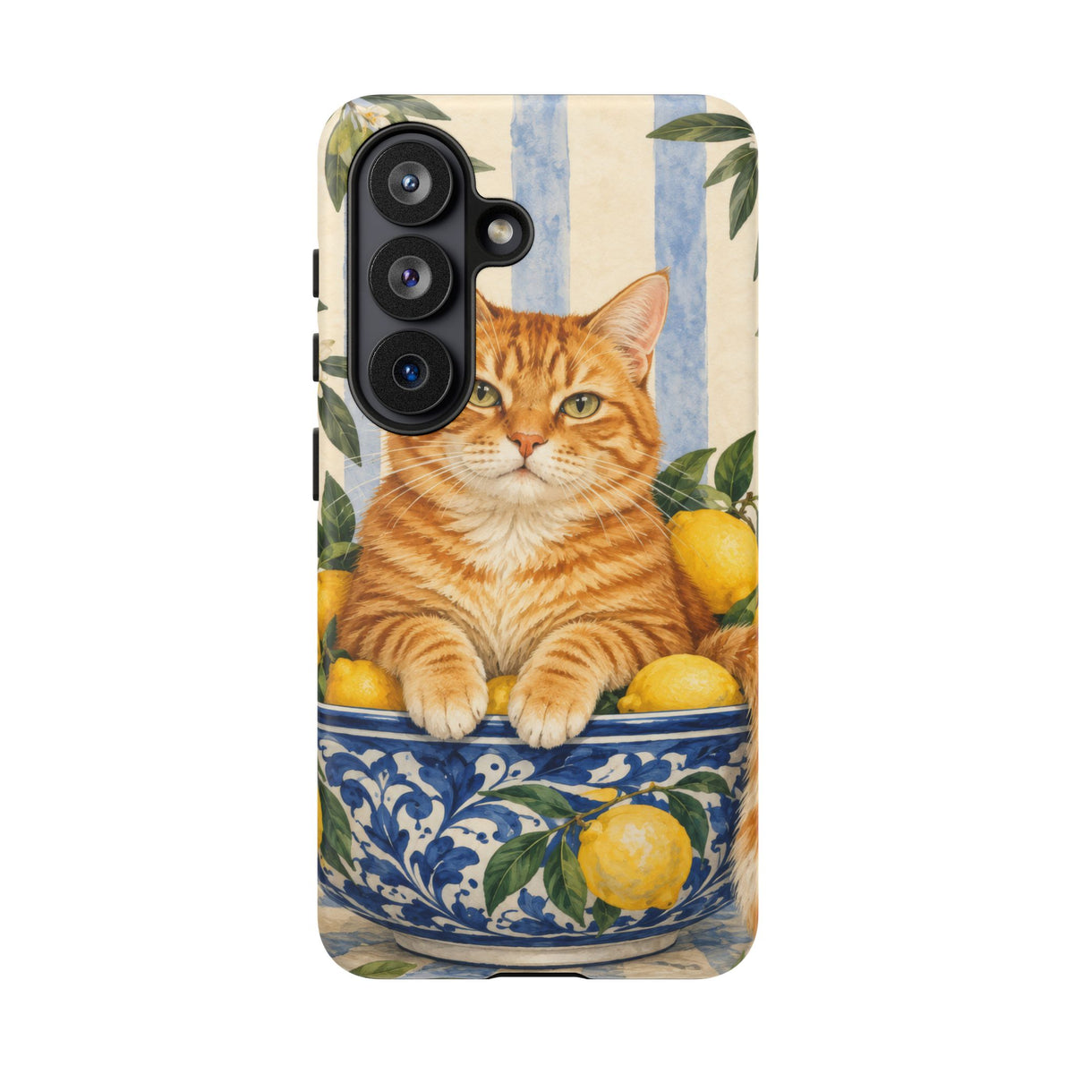 Citrus Inspector Samsung Galaxy Tough Case | ginger cat