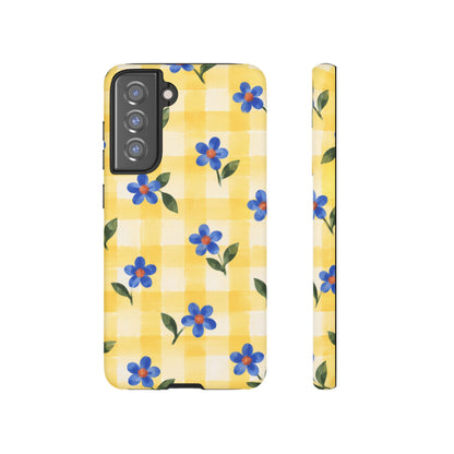 Buttercup Picnic Samsung Galaxy Tough Case | yellow gingham
