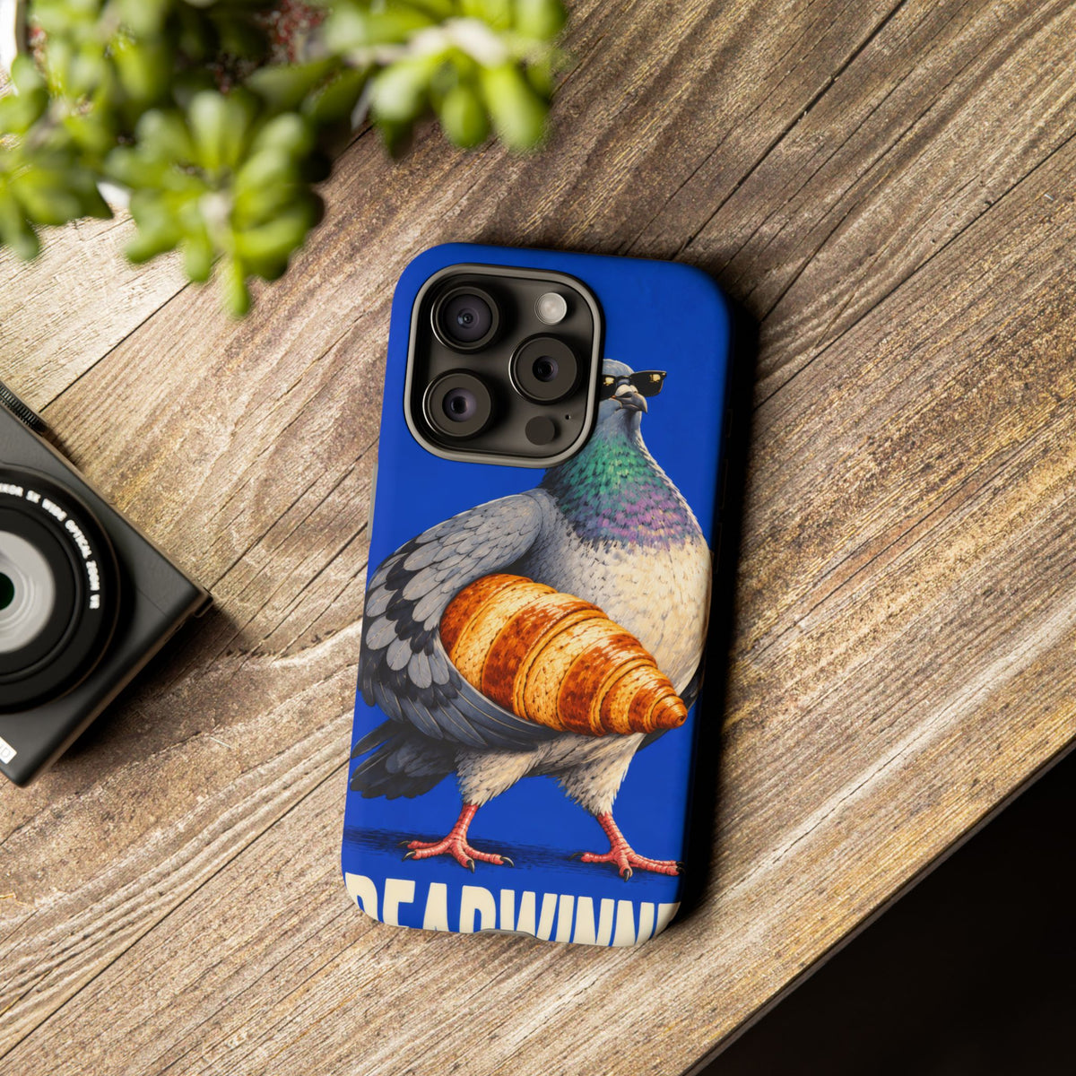 Breadwinner iPhone Tough Case | funny pigeon