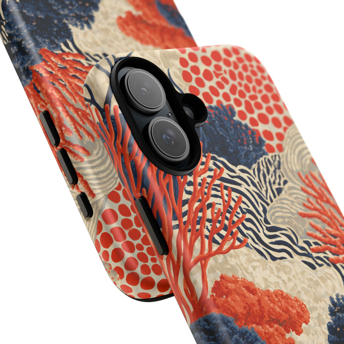Coral Current iPhone Tough Phone Case