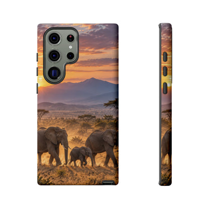 Elephants at First Light Samsung Galaxy Tough Case | african elephants