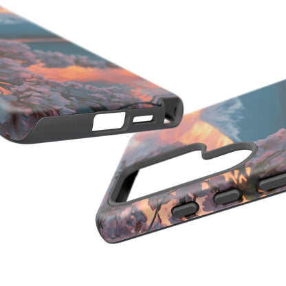 Fuji Petal Reflection Samsung Galaxy Tough Phone Case