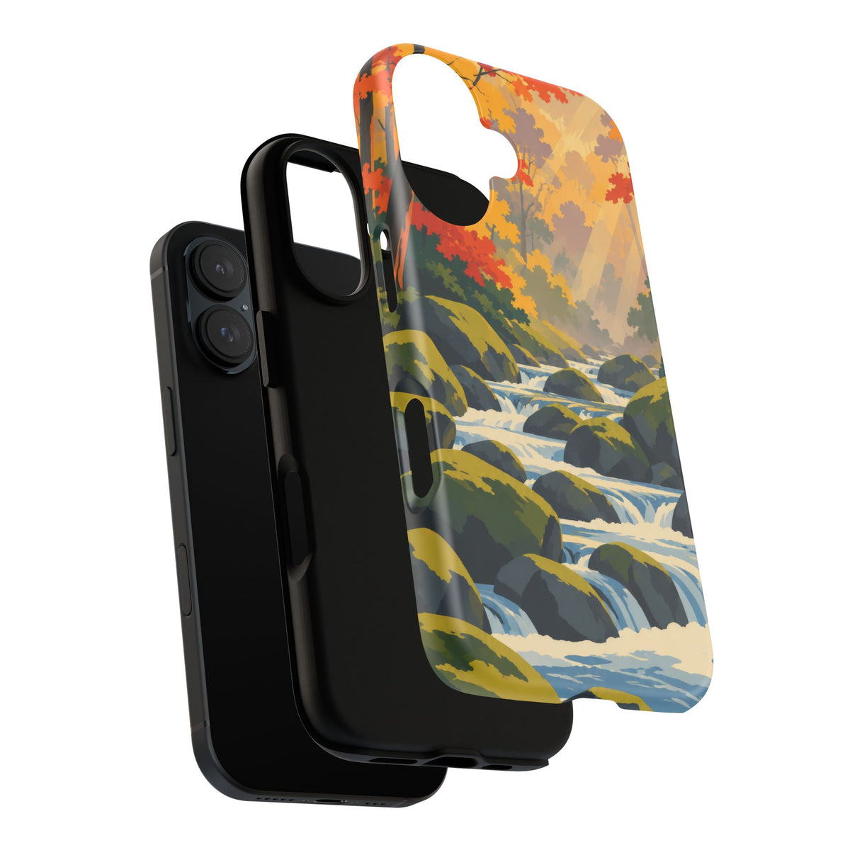 Great Smoky Mountains — Autumn Creek iPhone Tough Case