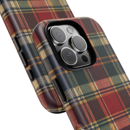 Highland Holiday iPhone Tough Case | christmas plaid