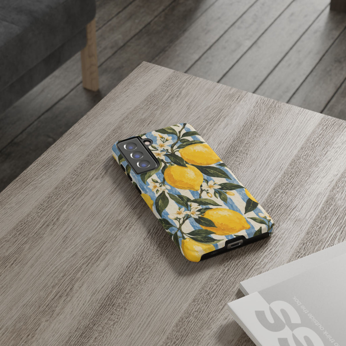 Riviera Lemons Samsung Galaxy Tough Case | lemon print