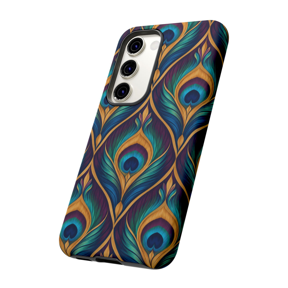 Peacock Nocturne Samsung Galaxy Tough Case | art deco