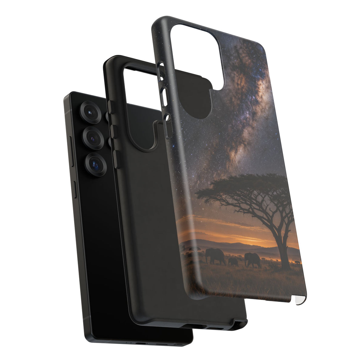 Milky Way over the Plains Samsung Galaxy Tough Case