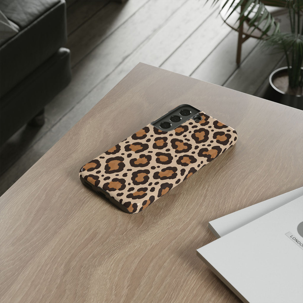 Leopard Print Samsung Galaxy Tough Case | Cocoa Wildcat