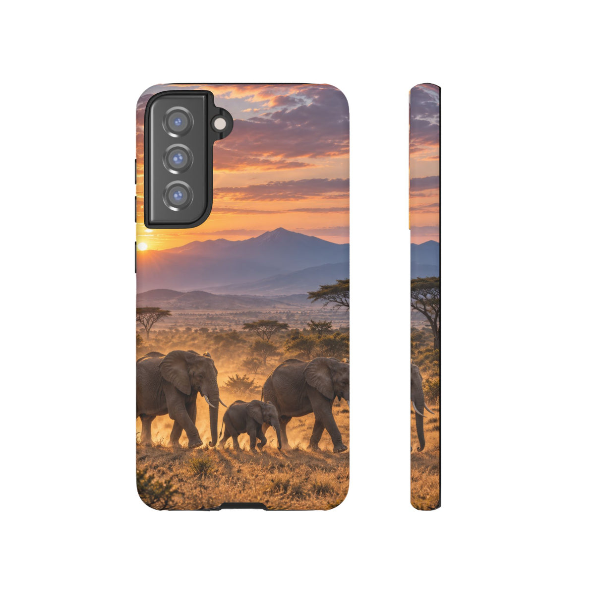 Elephants at First Light Samsung Galaxy Tough Case | african elephants