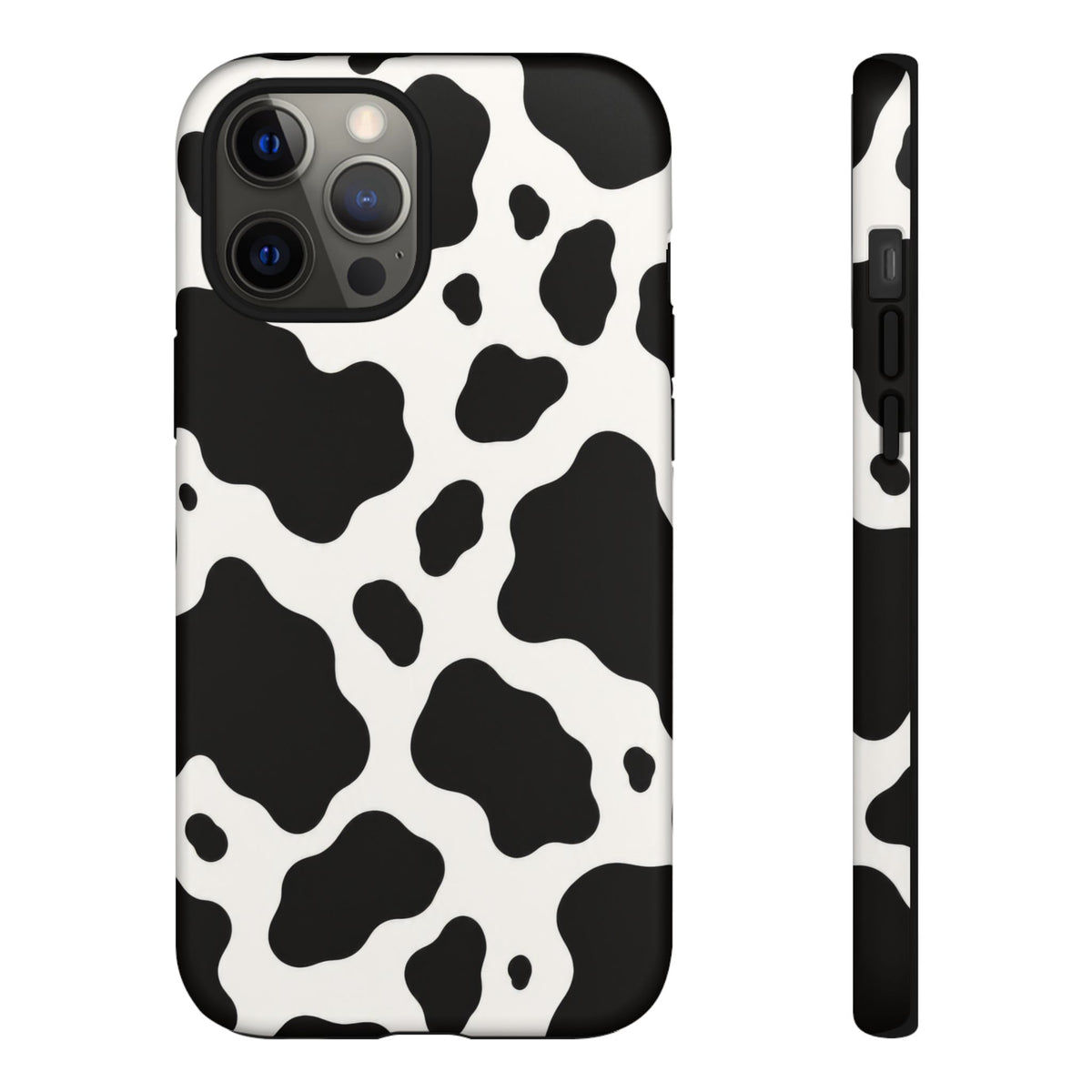 Classic Holstein iPhone Tough Case | Black & White Cow Print