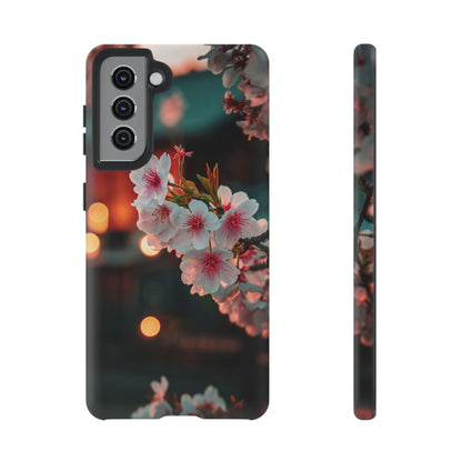 Kyoto Blossom Lanterns Samsung Galaxy Tough Phone Case