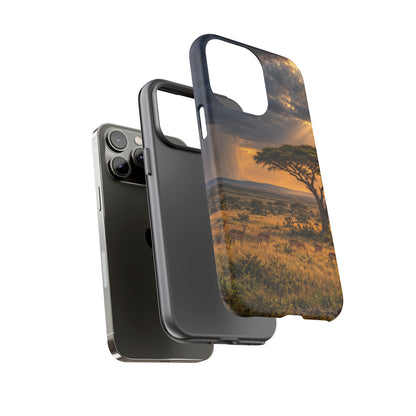 Stormlight on the Mara iPhone Tough Case | african storm